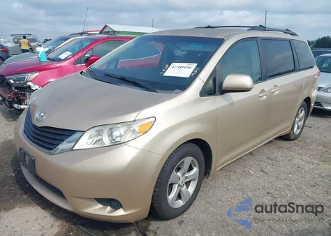 2011 Toyota Sienna Le V6 from USA, damaged, VIN 5TDKK3DC5BS038719
